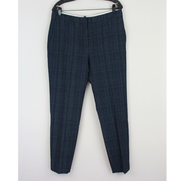 NWT Piazza Sempione Laura Plaid Trousers | Designer Tailored Trousers - Picture 2 of 9